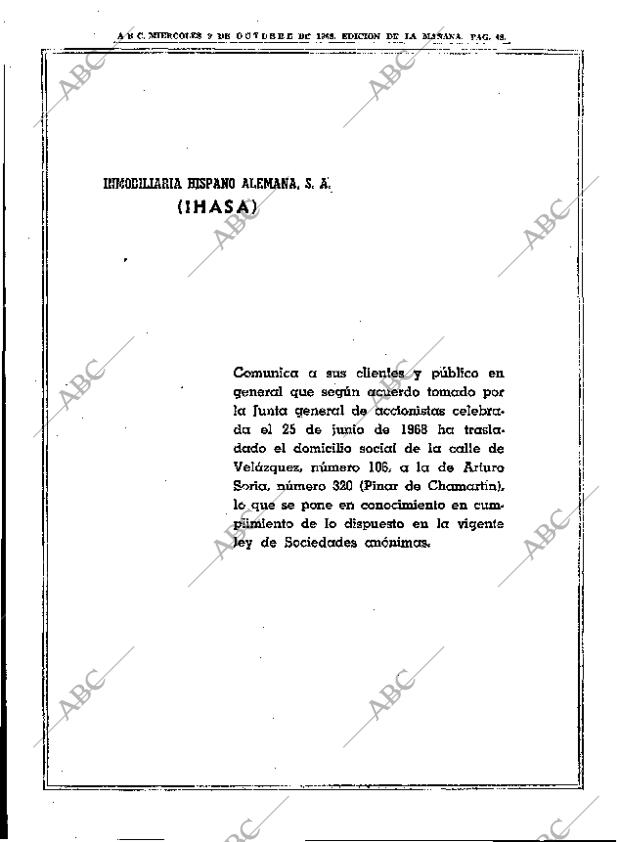 ABC MADRID 09-10-1968 página 48