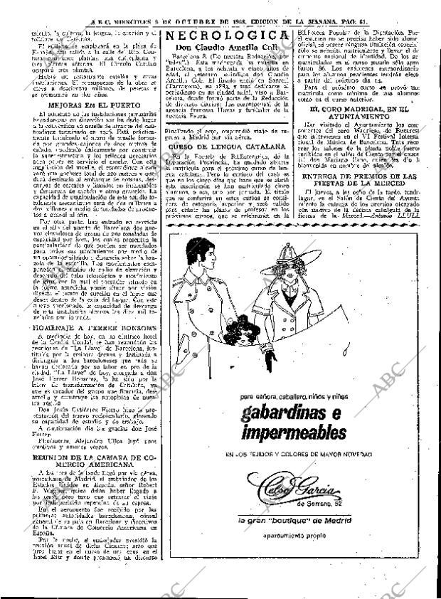 ABC MADRID 09-10-1968 página 61