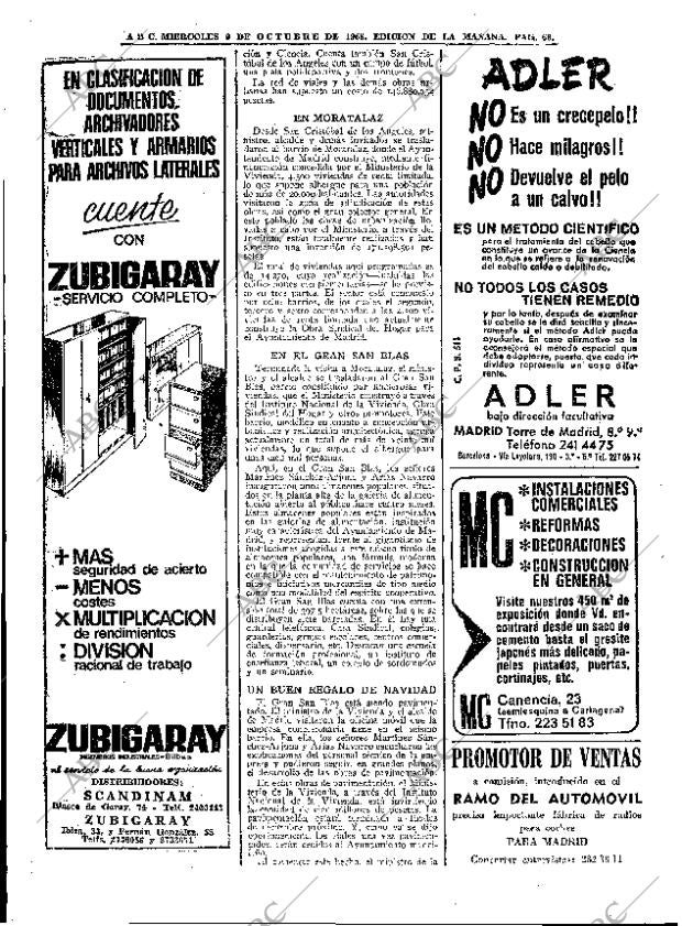 ABC MADRID 09-10-1968 página 66