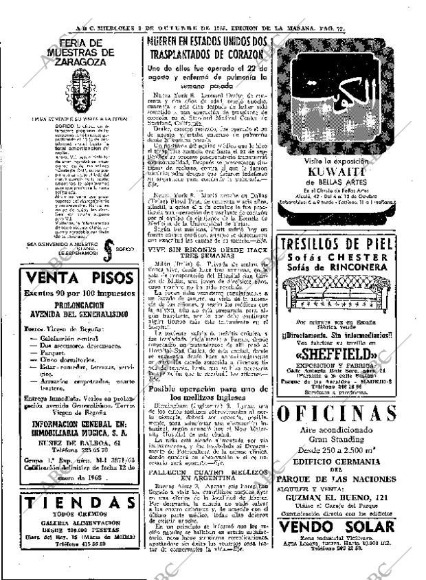 ABC MADRID 09-10-1968 página 72