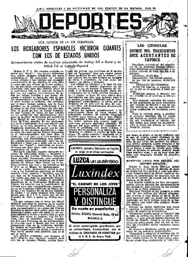 ABC MADRID 09-10-1968 página 85