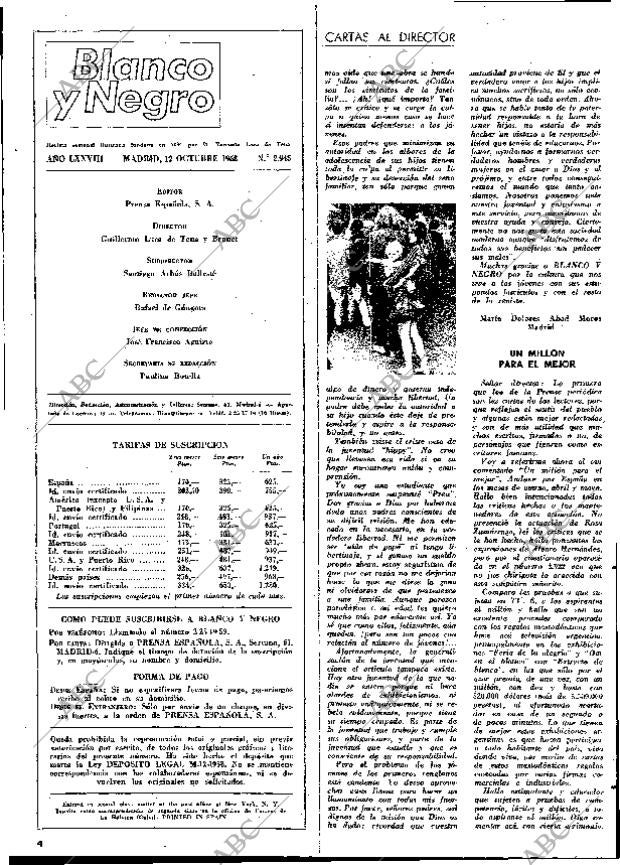 BLANCO Y NEGRO MADRID 12-10-1968 página 4
