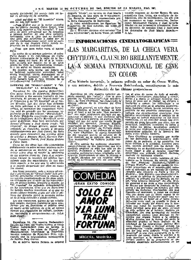 ABC MADRID 15-10-1968 página 101
