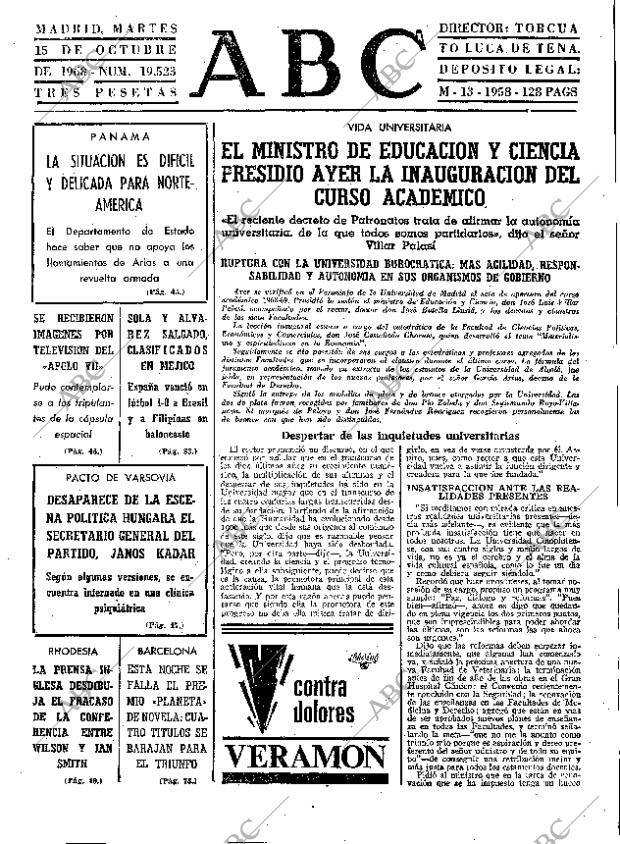 ABC MADRID 15-10-1968 página 39