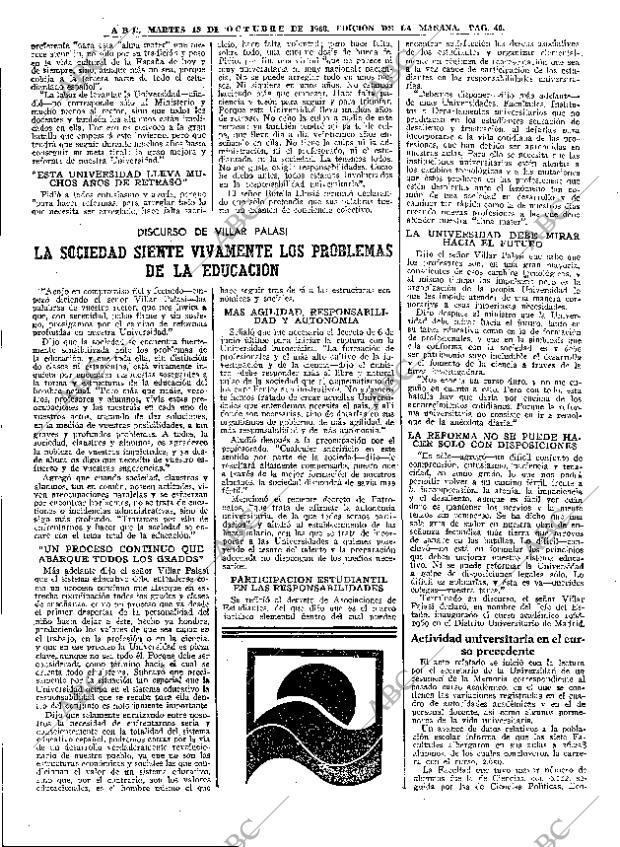 ABC MADRID 15-10-1968 página 40