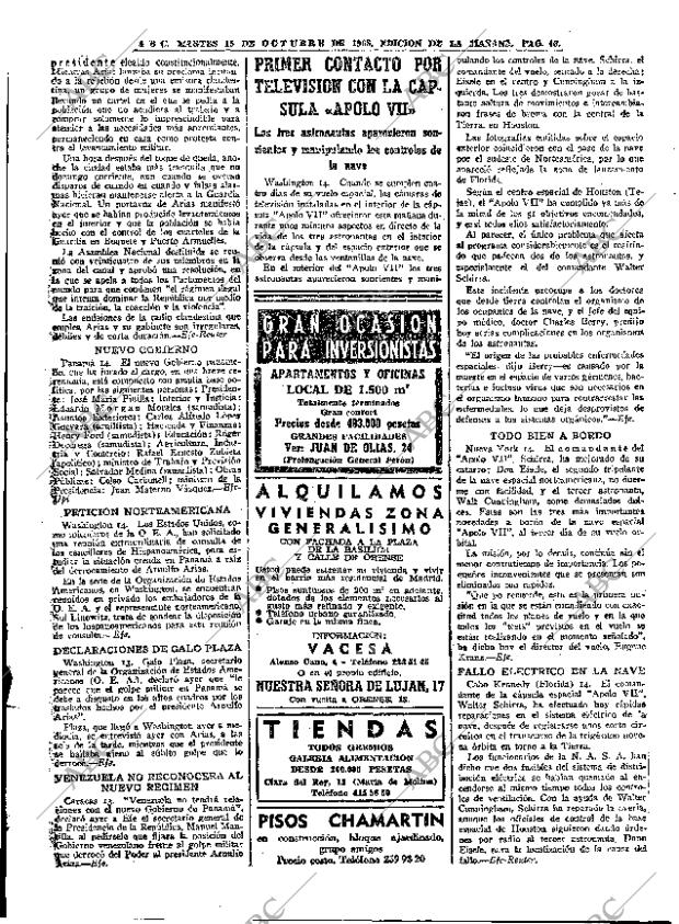 ABC MADRID 15-10-1968 página 46