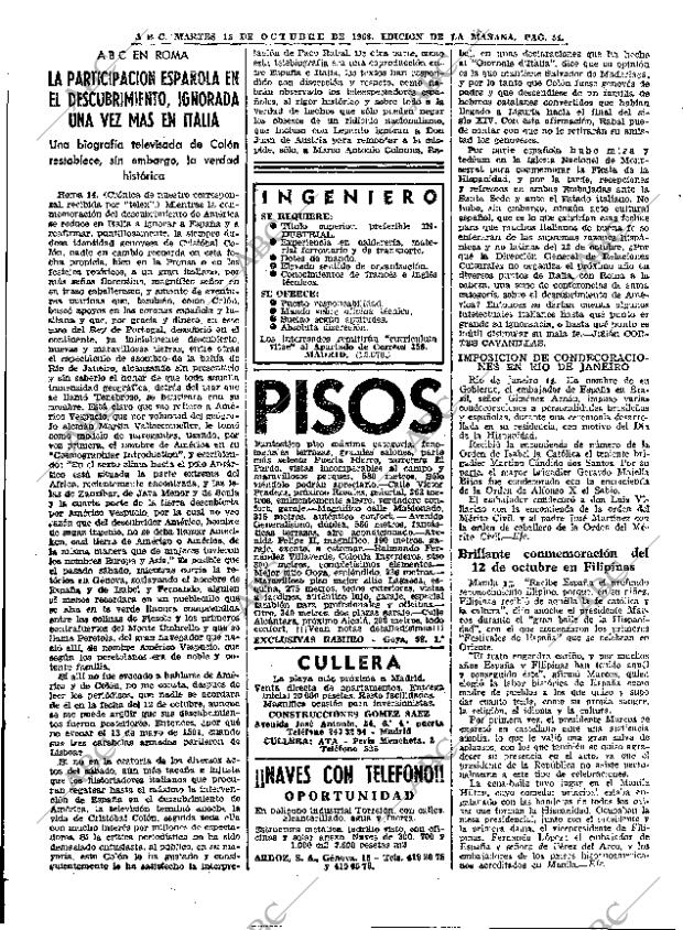 ABC MADRID 15-10-1968 página 54