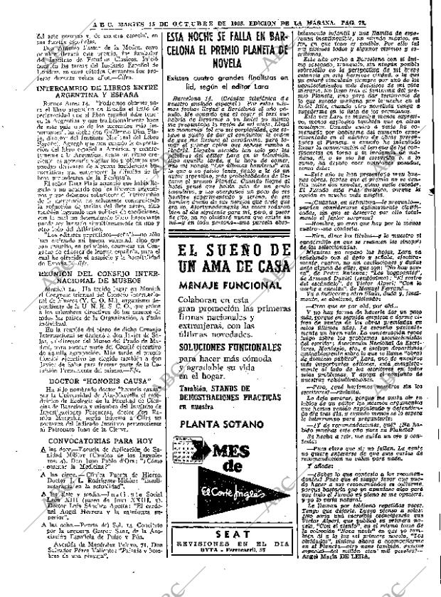 ABC MADRID 15-10-1968 página 73