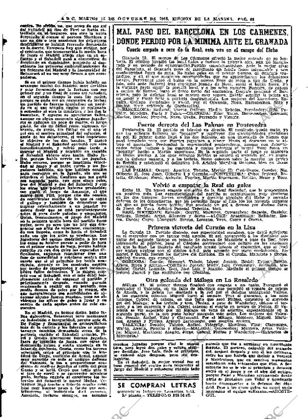 ABC MADRID 15-10-1968 página 88