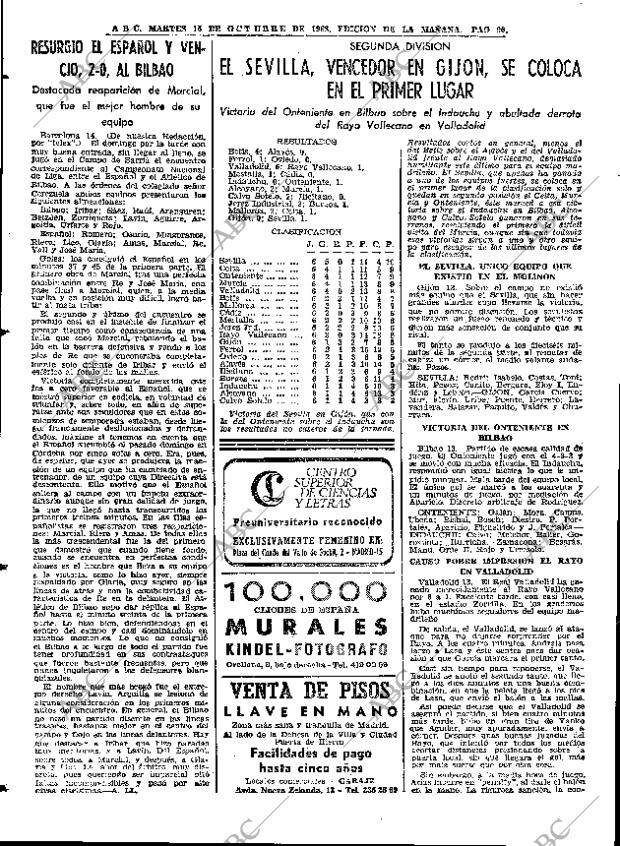 ABC MADRID 15-10-1968 página 90