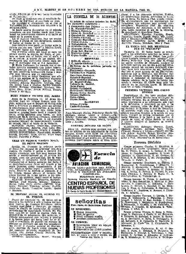 ABC MADRID 15-10-1968 página 91