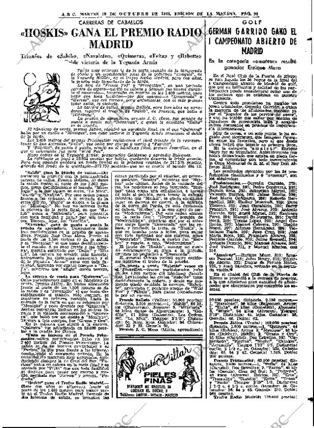 ABC MADRID 15-10-1968 página 93