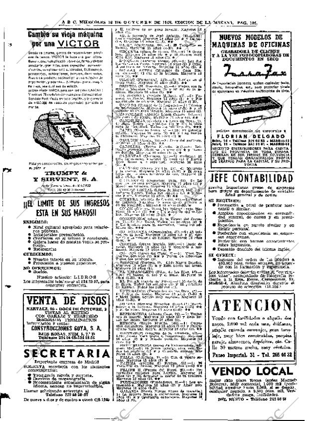 ABC MADRID 16-10-1968 página 104