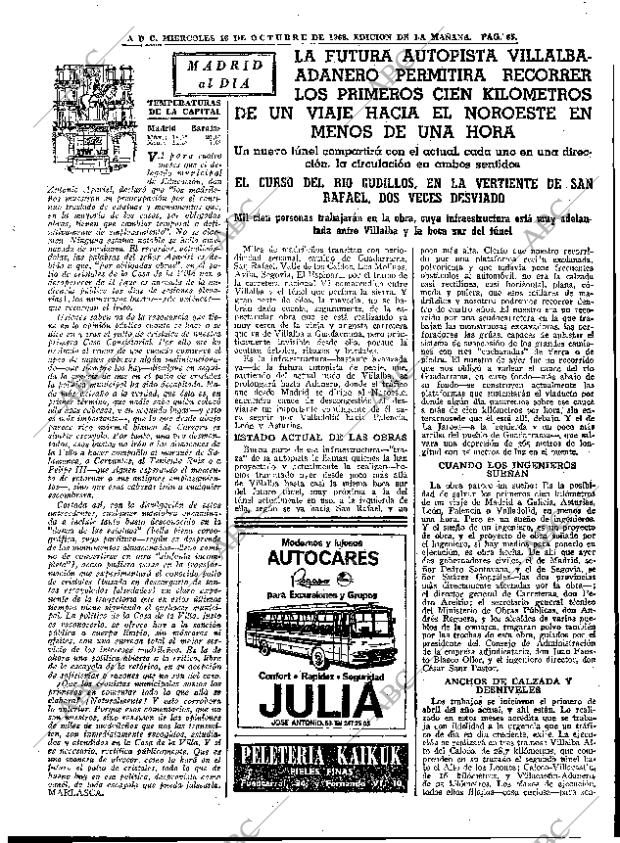 ABC MADRID 16-10-1968 página 65