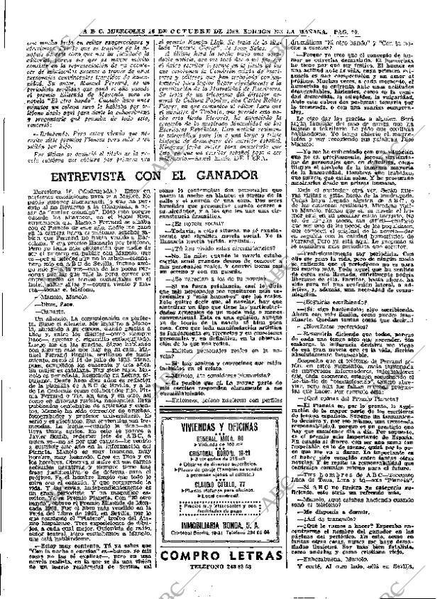 ABC MADRID 16-10-1968 página 70