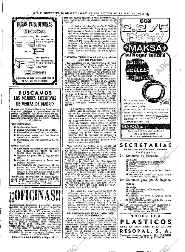 ABC MADRID 16-10-1968 página 76