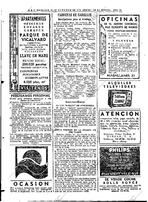 ABC MADRID 16-10-1968 página 90