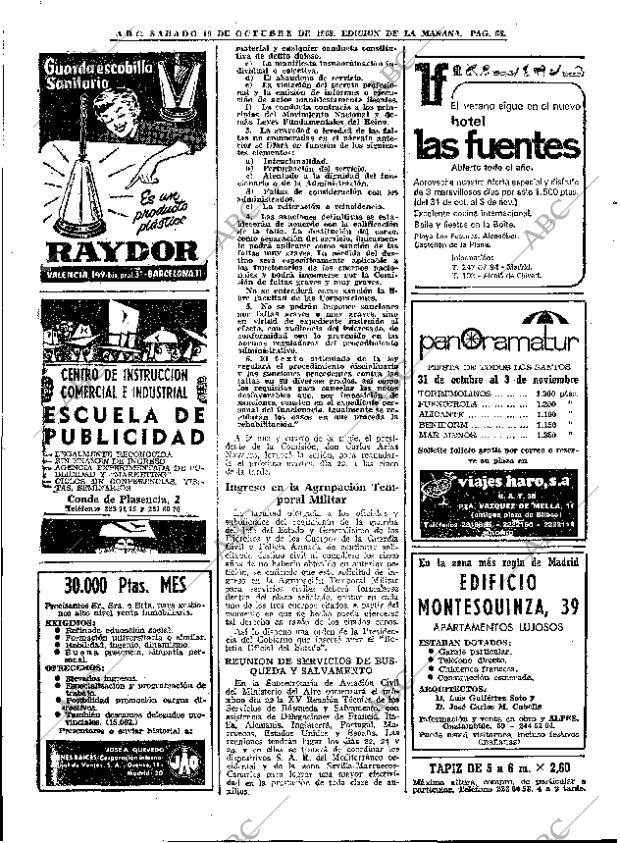 ABC MADRID 19-10-1968 página 66