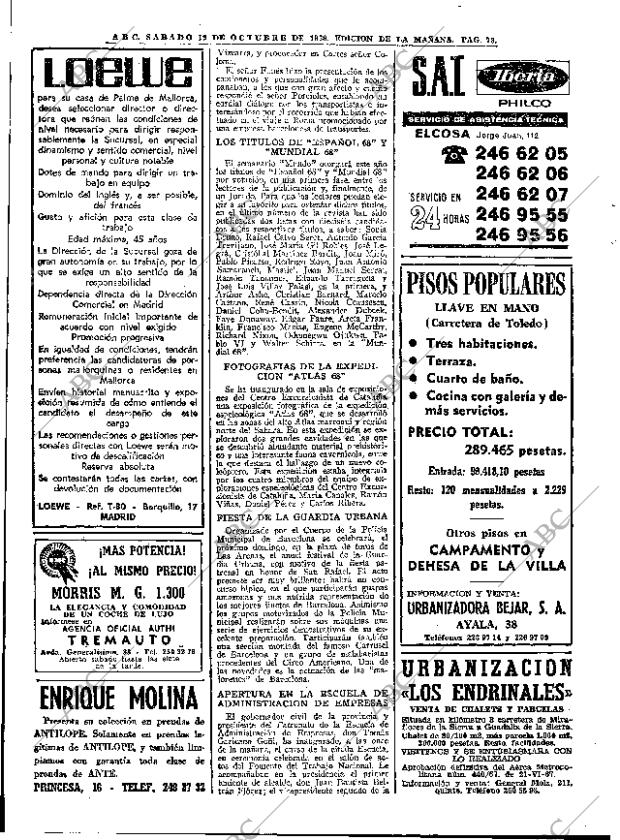 ABC MADRID 19-10-1968 página 78