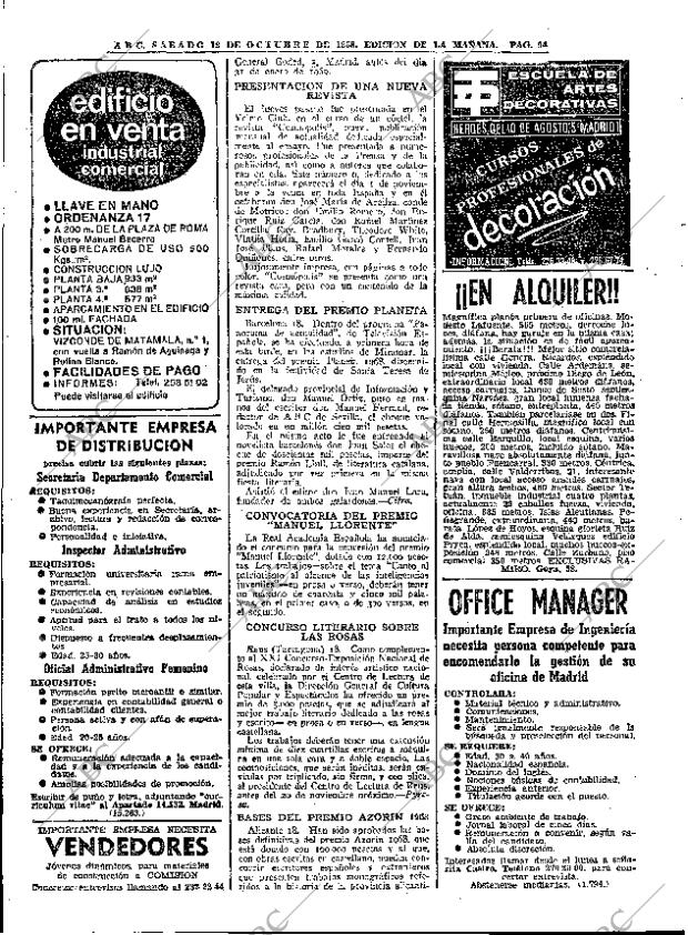 ABC MADRID 19-10-1968 página 94