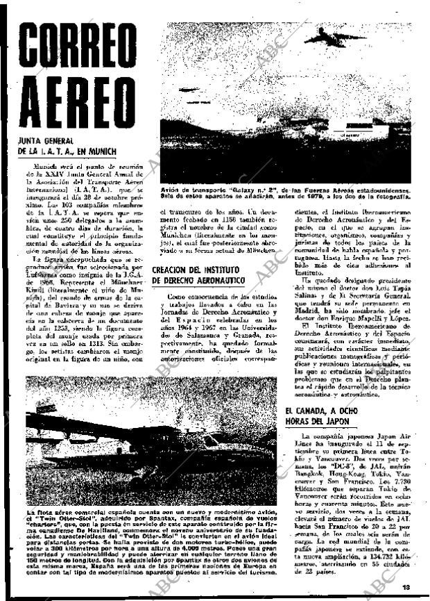 BLANCO Y NEGRO MADRID 19-10-1968 página 13