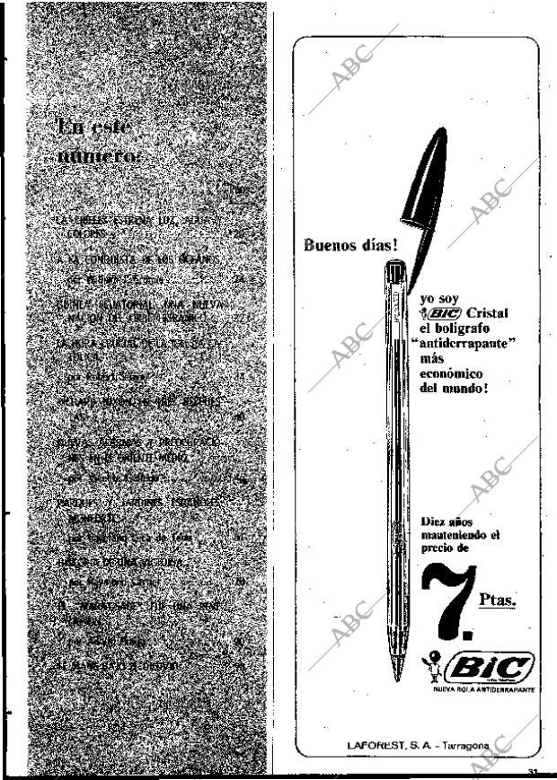 BLANCO Y NEGRO MADRID 19-10-1968 página 31