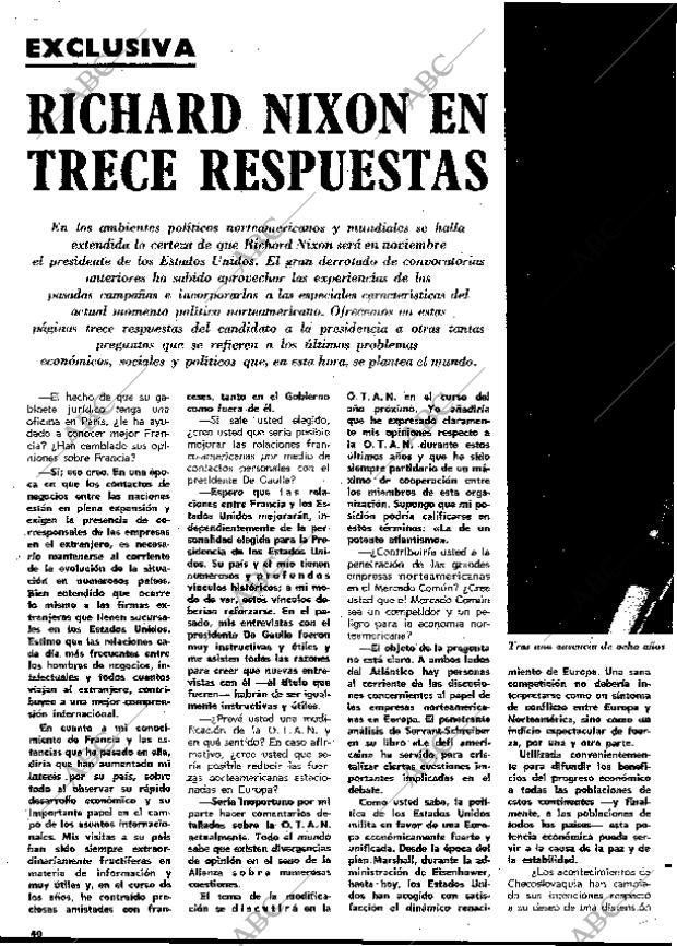 BLANCO Y NEGRO MADRID 19-10-1968 página 40
