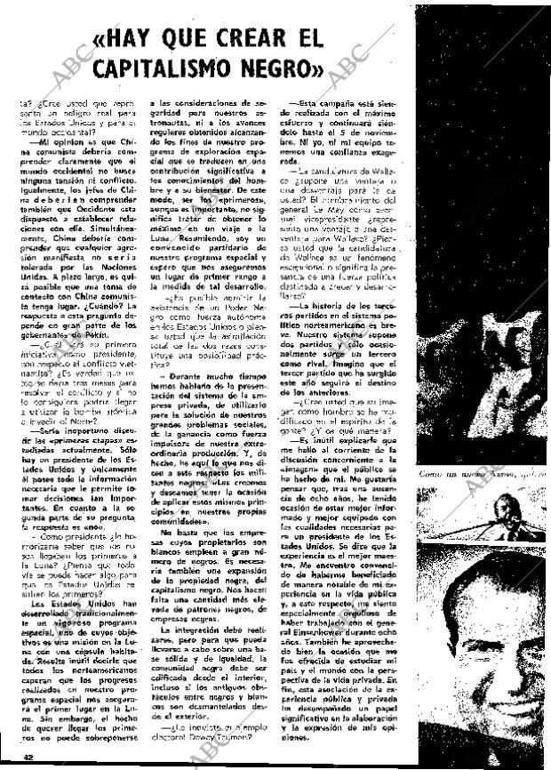 BLANCO Y NEGRO MADRID 19-10-1968 página 42