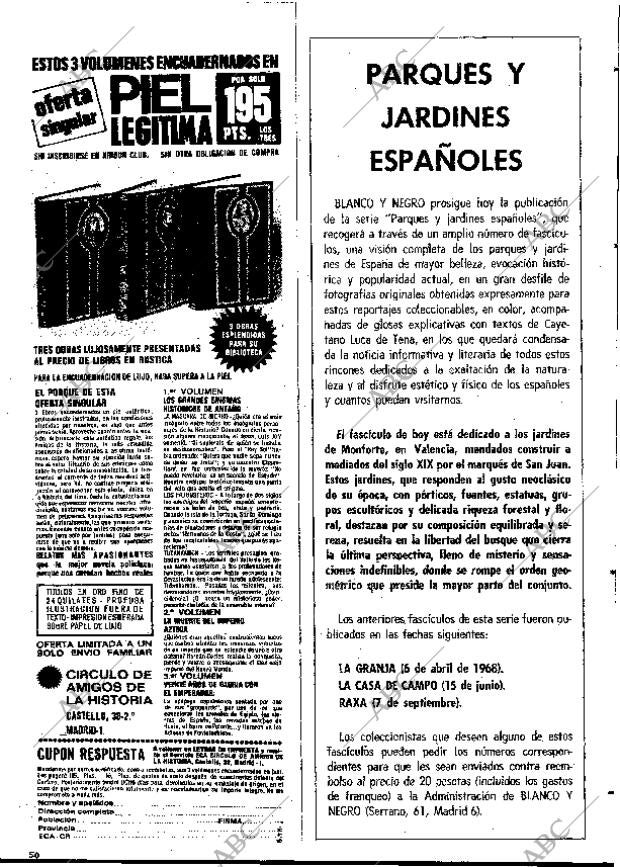 BLANCO Y NEGRO MADRID 19-10-1968 página 50