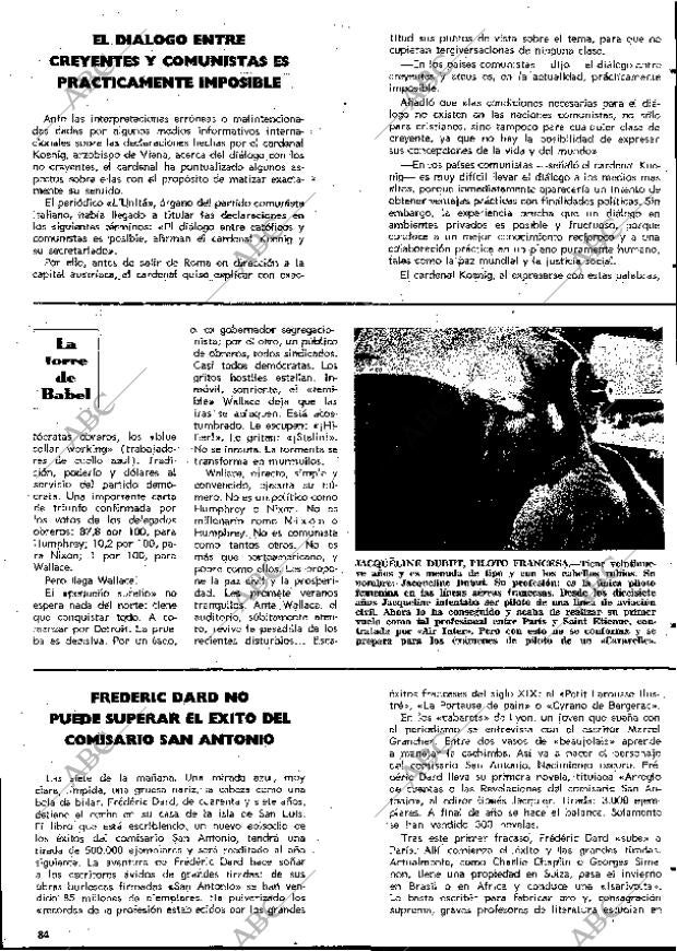 BLANCO Y NEGRO MADRID 19-10-1968 página 84