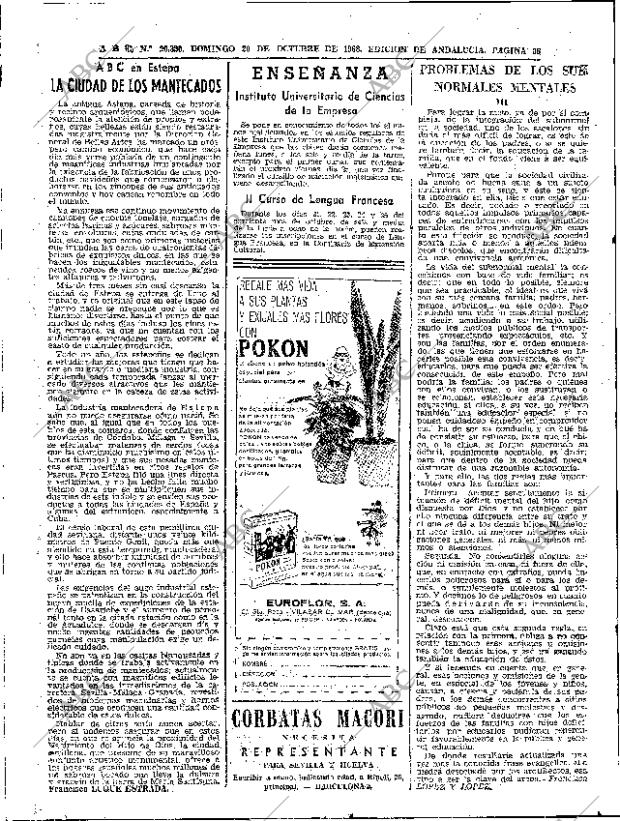 ABC SEVILLA 20-10-1968 página 56
