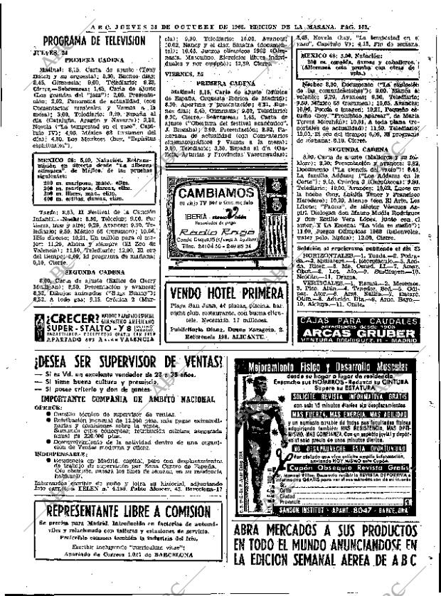 ABC MADRID 24-10-1968 página 101