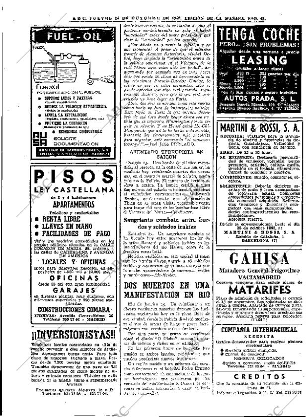 ABC MADRID 24-10-1968 página 42