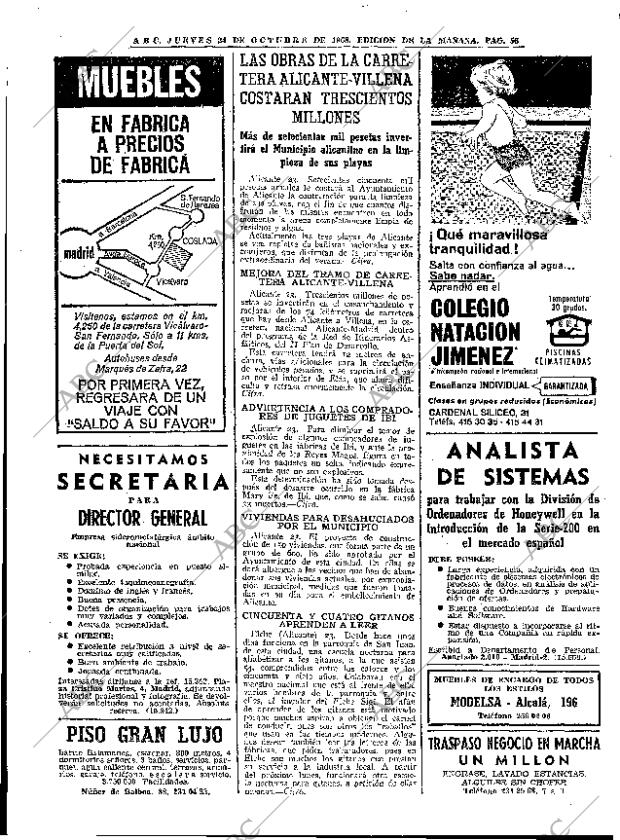 ABC MADRID 24-10-1968 página 56