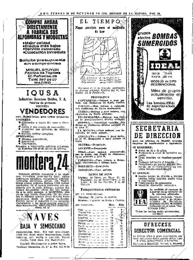 ABC MADRID 24-10-1968 página 60