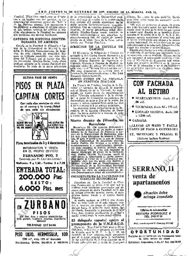 ABC MADRID 24-10-1968 página 72