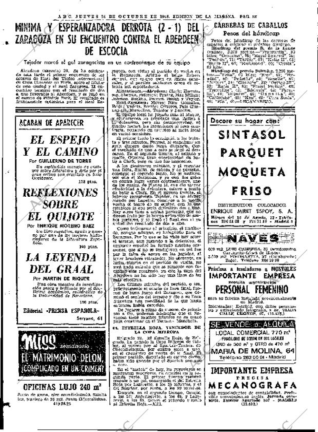 ABC MADRID 24-10-1968 página 88