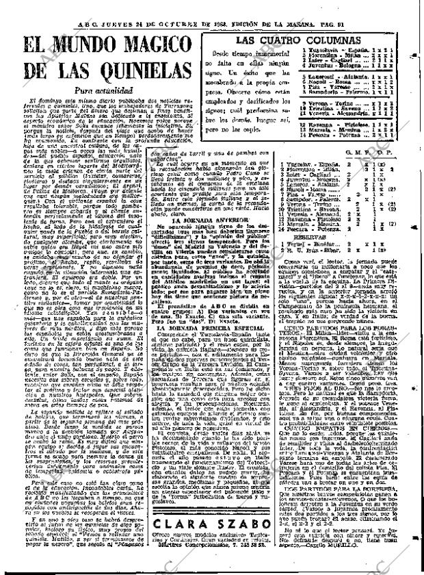 ABC MADRID 24-10-1968 página 91