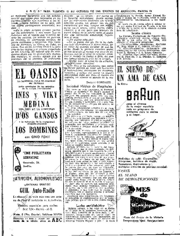 ABC SEVILLA 25-10-1968 página 90