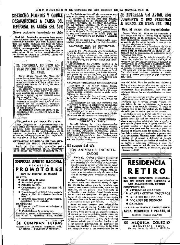 ABC MADRID 27-10-1968 página 44