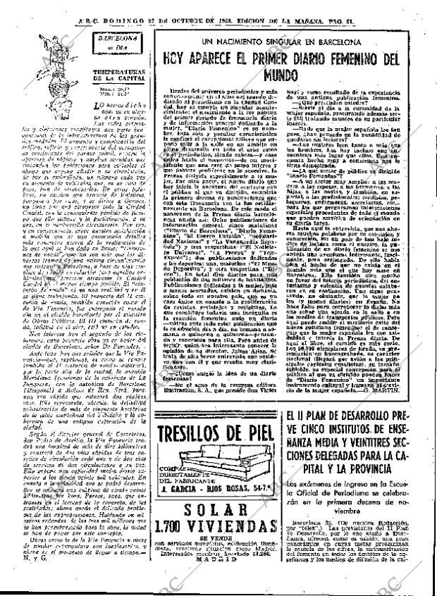 ABC MADRID 27-10-1968 página 51