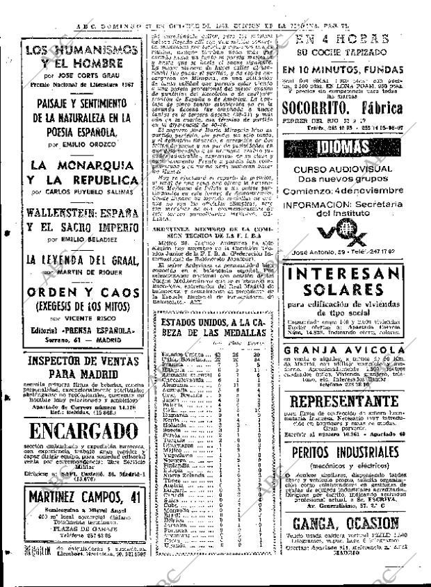 ABC MADRID 27-10-1968 página 72