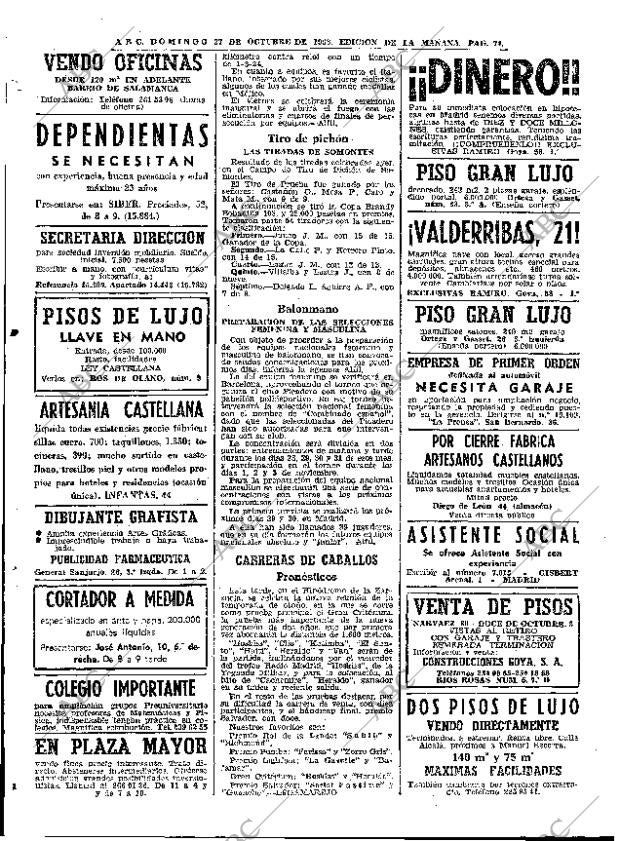 ABC MADRID 27-10-1968 página 74