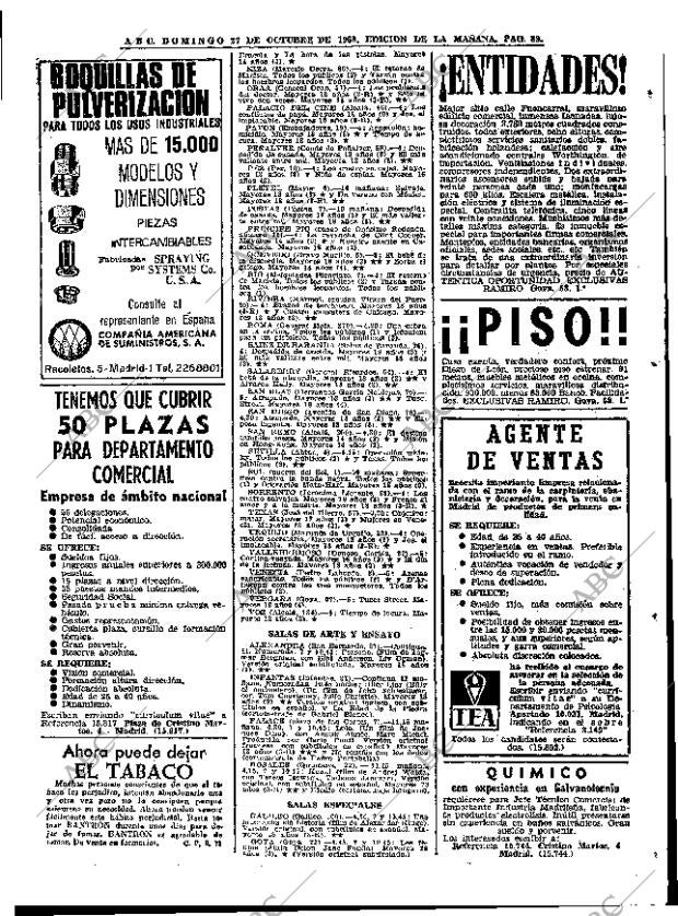 ABC MADRID 27-10-1968 página 89