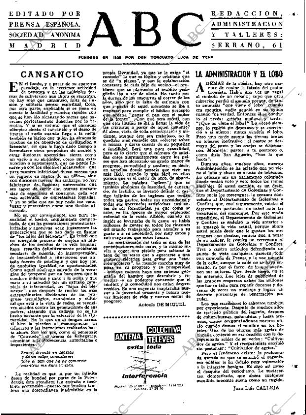 ABC MADRID 29-10-1968 página 3