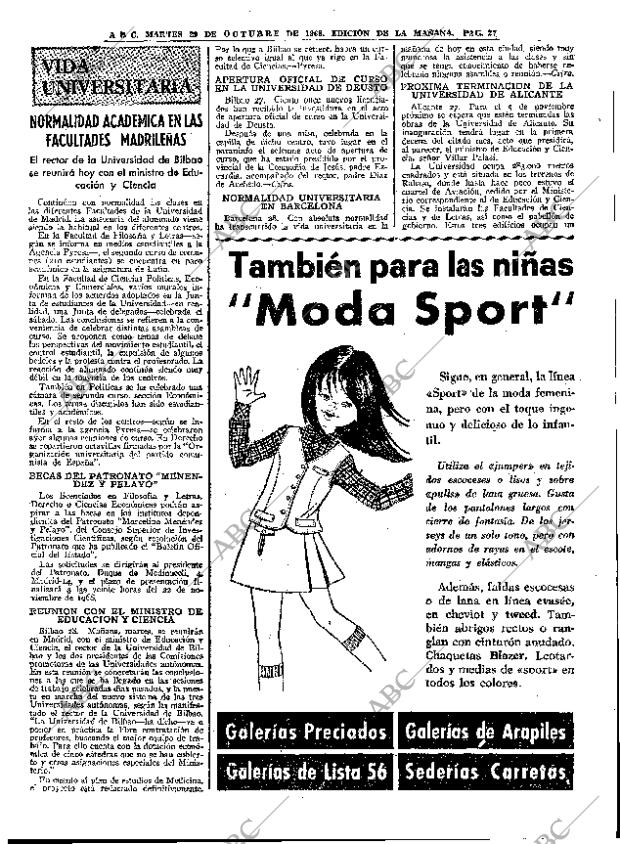 ABC MADRID 29-10-1968 página 45