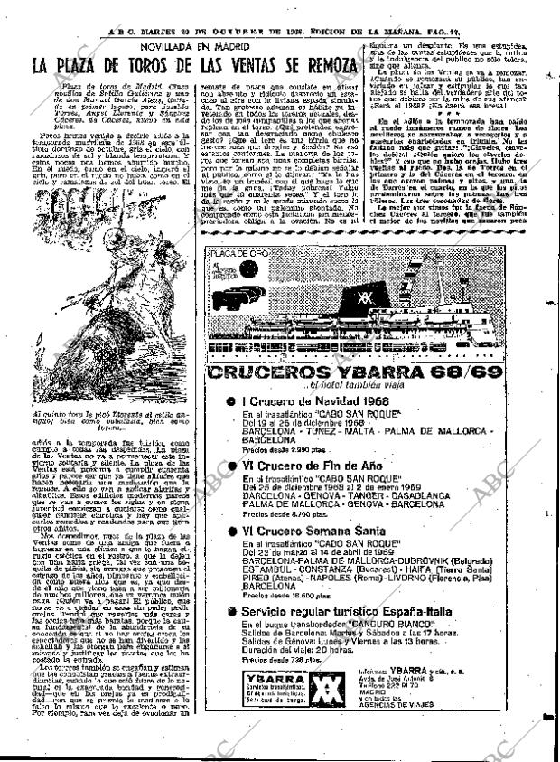 ABC MADRID 29-10-1968 página 95