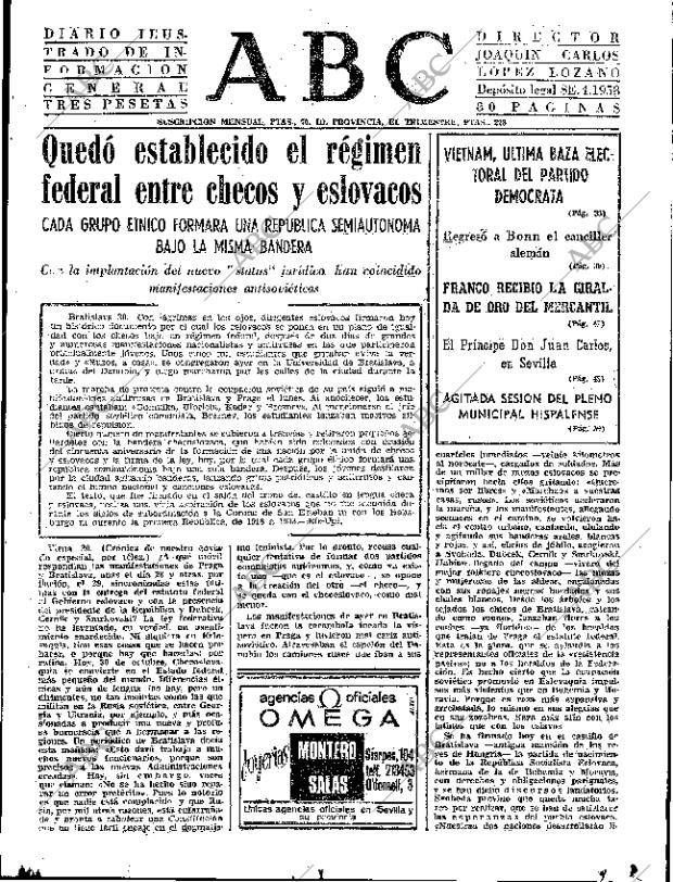 ABC SEVILLA 31-10-1968 página 29