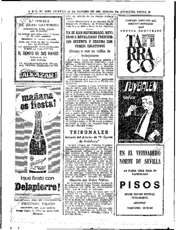 ABC SEVILLA 31-10-1968 página 44