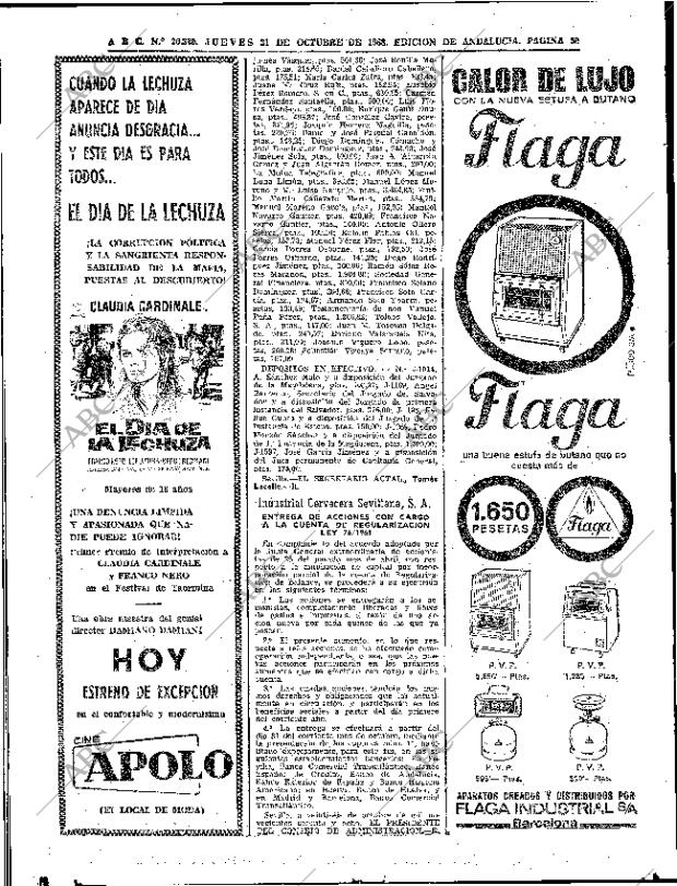 ABC SEVILLA 31-10-1968 página 48